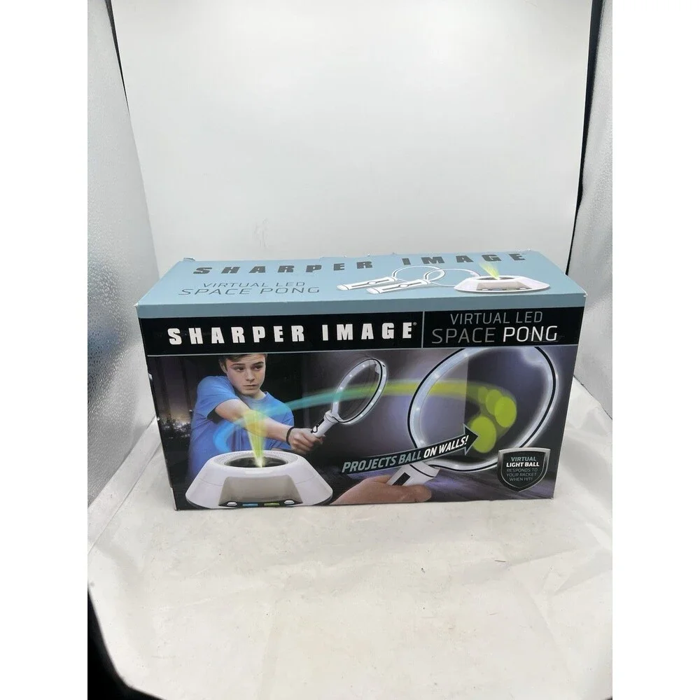 Sharper Image Virtual LED Space Pong Game for 1 or 2 Players